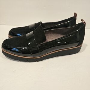 Dr. Scholl's Shiny Black Loafers